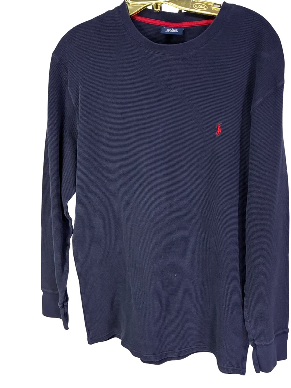 Polo by Ralph Lauren Navy Sleepwear Top with Red Trim